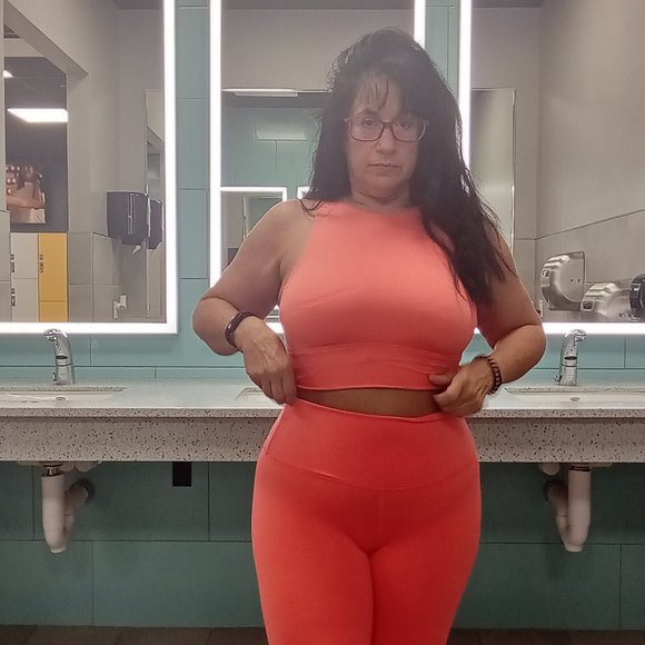 Women's Light Support Brushed Sculpt High-Neck Sports Bra - All in Motion C - Picture 7 of 7